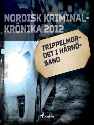 cover image of Trippelmordet i Härnösand
